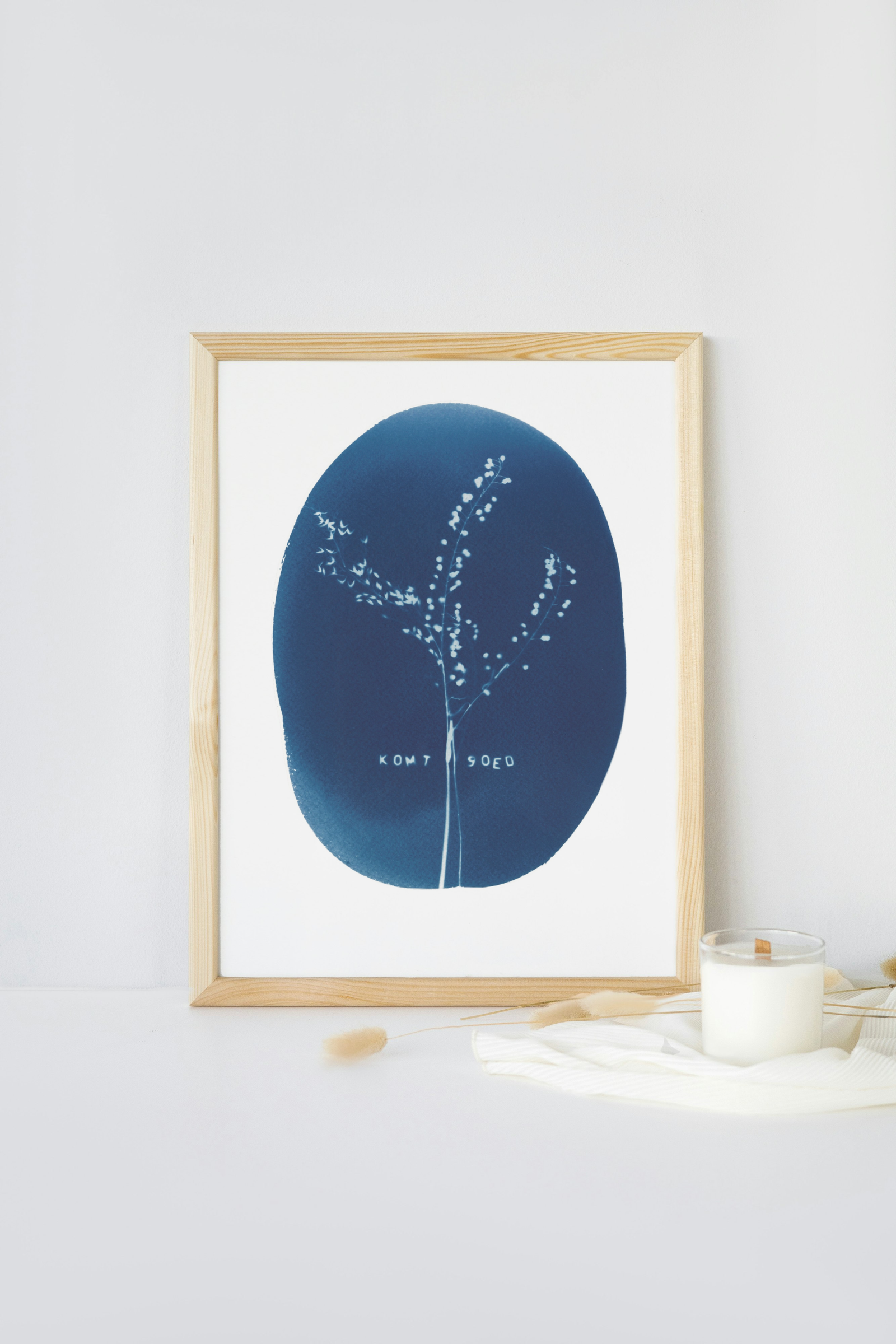 blauwdruk print komt goed